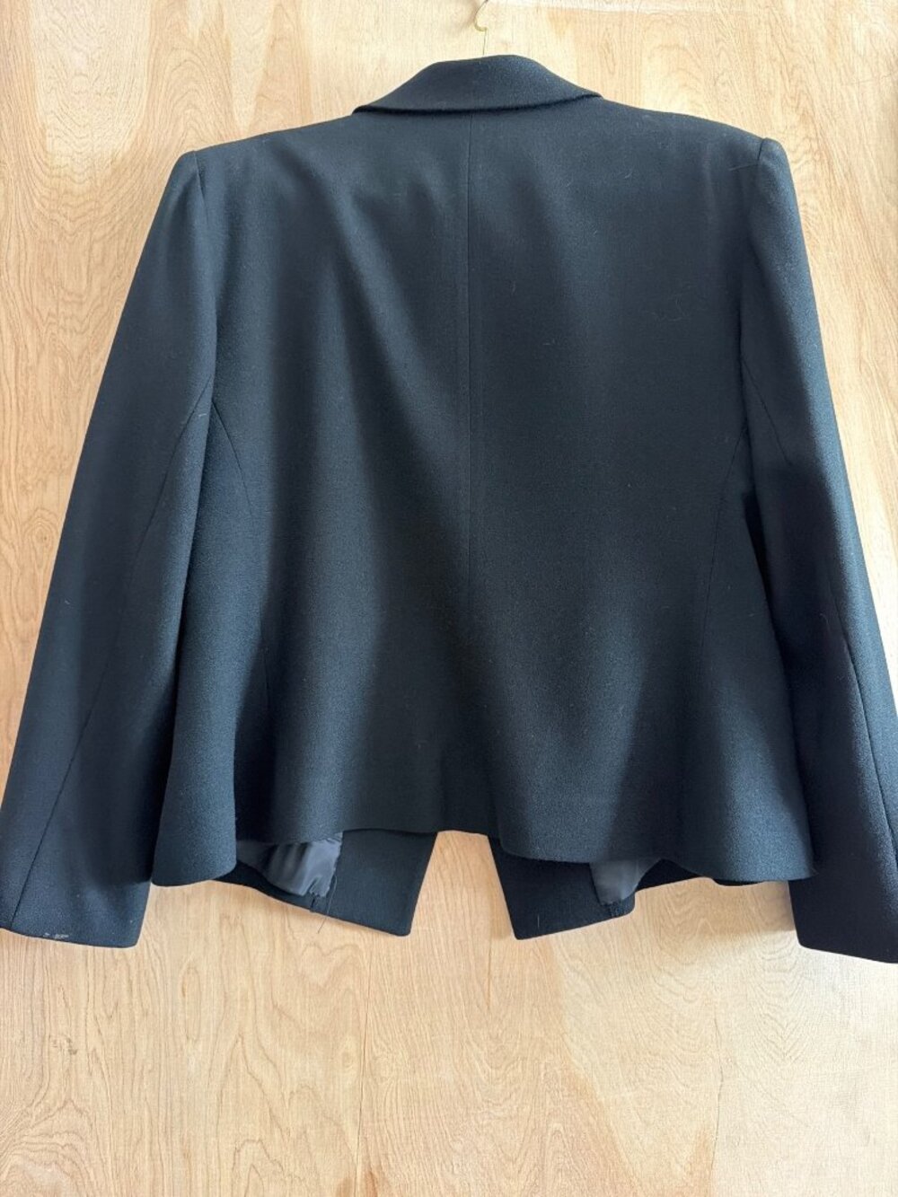 Vintage Lilli Ann Black Skirt Suit ILGWU Union Made USA Womens XL? - No Size Tag - Picture 7 of 14